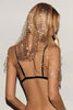 Fashion Fishnet Rhinestone Hooded Vest