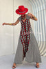 Lilipretty® Fresh Breeze Ethnic Unique Print Ruffle Sleeve A-line Maxi Dress