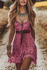 Fashionable Suspender Sleeveless Waist-hugging Casual Mini Dress