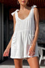 Sleeveless Shoulder Bow Backless Rompers