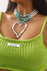 Stacking Pearl Turquoise Necklace