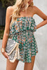 Bohemian Sexy Off the shoulder Printed Romper
