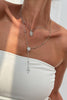 Fashionable Diamond Cross Chain Elegant Multi-layered Necklace