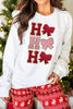 Christmas Letter Bow Loose Casual Long-sleeved Sweatshirt
