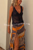 Malibu Knit V-neck Hollow Out Twist Loose Tank