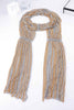 Exaggerated Layered Metal Chain Scarf