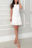 Follow Your Destiny Scoop Neck Sleeveless Pleated Mini Dress