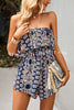 Bohemian Sexy Off the shoulder Printed Romper