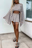 Bohemian Bell Sleeve Holiday Casual Loose Knitted Top