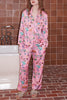 Pink Furniture Print Home Long-sleeved Two-piece Set