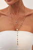 Fashionable Diamond Cross Chain Elegant Multi-layered Necklace