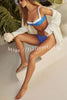 Make Waves Colorblock Underwire Stretch Bikini Swimsuit