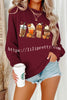 Halloween Creative Print Casual Long Sleeved Sweatshirt