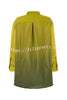 Moonlit Waltz Gradient Print Button Up Long Sleeve Loose Blouse