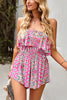 Bohemian Sexy Off the shoulder Printed Romper