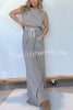 Best Comfort Pocketed Tank Top and Elastic Waist Wide Leg Pants Set