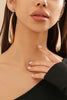 Fashionable Punk Big Water Drop Geometric Earrings