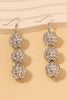 Fashionable Super Sparkly Disco Ball Earrings