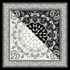 Bohemian Ethnic Style Color Matching Square Silk Scarf