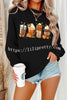 Halloween Creative Print Casual Long Sleeved Sweatshirt
