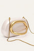 Elegant Special-shaped Shell Acrylic Fashion Clutch