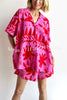 Altos Unique Printed Pocket Shirt and Elastic Waist Shorts Set