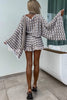 Bohemian Bell Sleeve Holiday Casual Loose Knitted Top