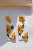Fresh Floral Handmade Clay Earrings