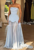 Jiya Satin Petal Hem Pearl Detail Chiffon Cape Strapless Maxi Dress