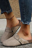 Flat Half Slippers Casual Outer Wear Round Toe Half Slippers