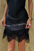 Sexy Lace Paneled V-neck Halter Back Mini Dress
