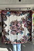 Elegant Satin Ethnic Style Large Square Scarf