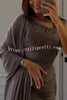Solid Color Satin Sleeveless Waist Elegant Pleated Ribbon Maxi Dress