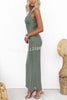 Bentley Mesh Ruched Bust Back Tie-up Stretch Maxi Dress