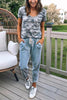 Straight Leg Drawstring Denim Jogger