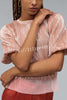 Girly Glam Sequin Bow Design Puff Sleeve Top