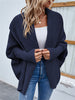 Temperament Commuter Solid Color Knit Cardigan Ladies Sweater