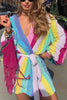 Sequin V Neck Romper Without Belt