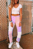 Color Block Patchwork Jeans