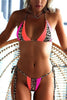 Sexy Leopard Patchwork Bikini Set