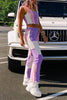 Color Block Patchwork Jeans