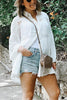 Hollow Flares Sleeve Shirt