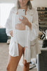 Hollow Flares Sleeve Shirt
