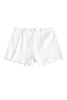 Solid Ruffles Shorts
