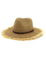 Straw Frayed Hat