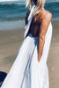 Hlater Neck Backless Maxi Dress