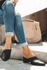 Low Heel PU Mules