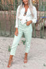 Pom Pom Turn-down Collar Shirt