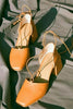 Square Toe Lace Up Thick Heel Pumps