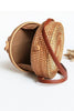 Bow Straw Crossbody Bag